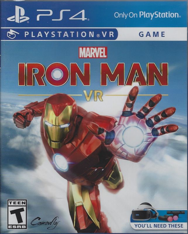 Iron Man VR box art for Playstation 4